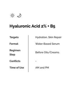 The ordinary hyaluronic acid 2% + B5 30ml 3