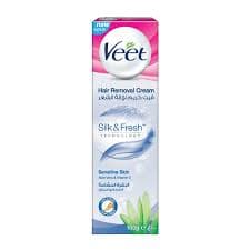 Veet Hair Removal Cream Silk for Sensitive Skin, 100ge - Emart Skincare Bangladesh