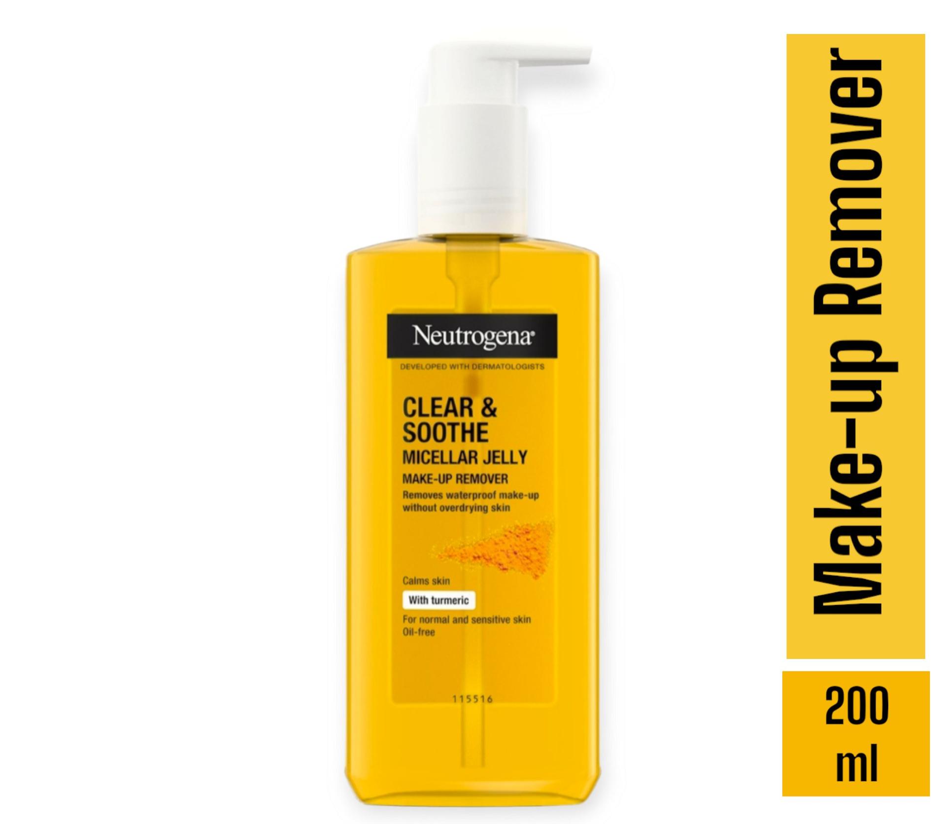 Neutrogena Clear & Soothe Micellar Jelly Makeup Remover 200ml - Emart Skincare Bangladesh