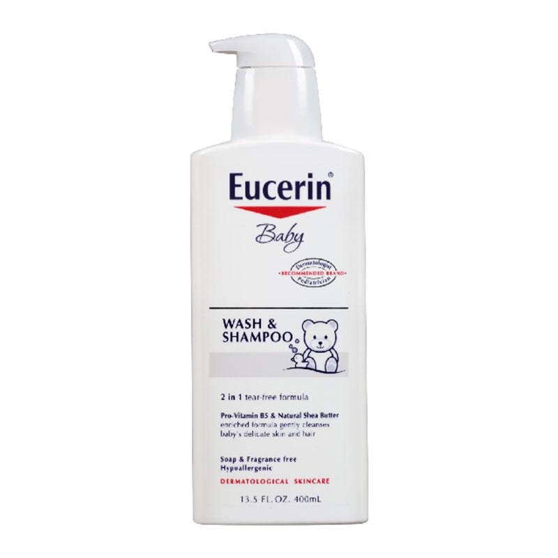 Eucerin Baby Wash & Shampoo 400ml MX - Emart Skincare Bangladesh