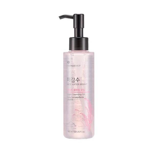 THE FACE SHOP Rice Water Bright Light Cleansing Oil 150ml - Emart Skincare Bangladesh