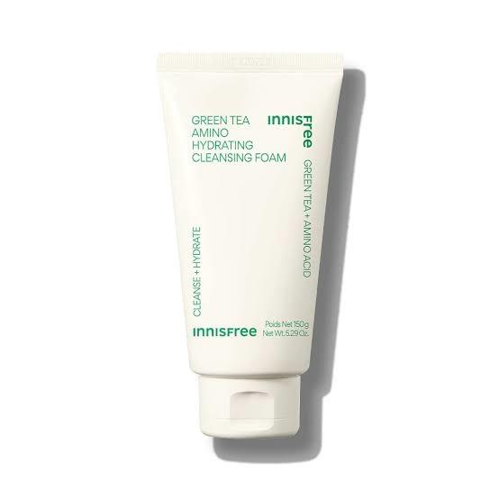 Innisfree Green Tea Amino Hydrating Cleansing Foam 150ml - Emart Skincare Bangladesh