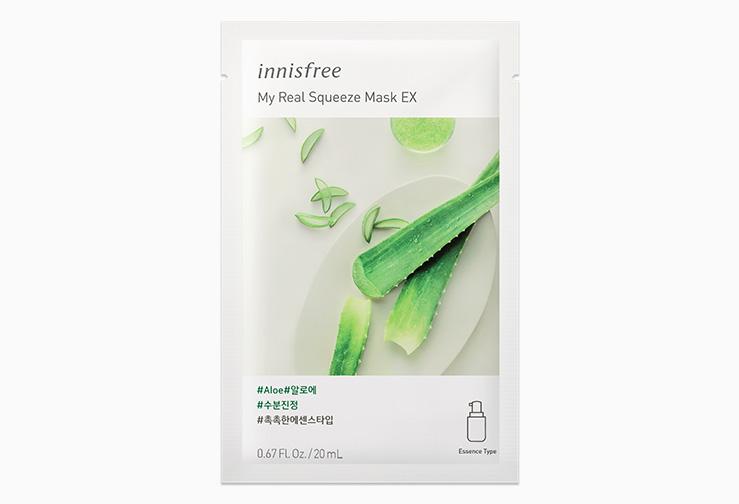 Innisfree My Real Squeeze Mask-Aloe 20ml - Emart Skincare Bangladesh
