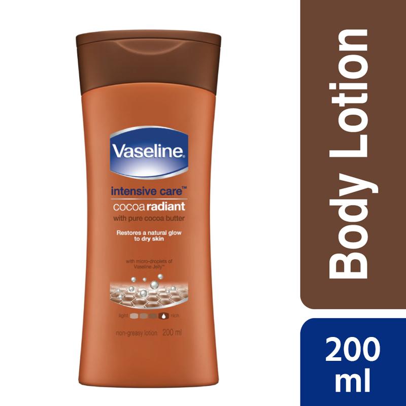 Vaseline Body Lotion Intensive Care Cocoa Radiant - Emart Skincare Bangladesh