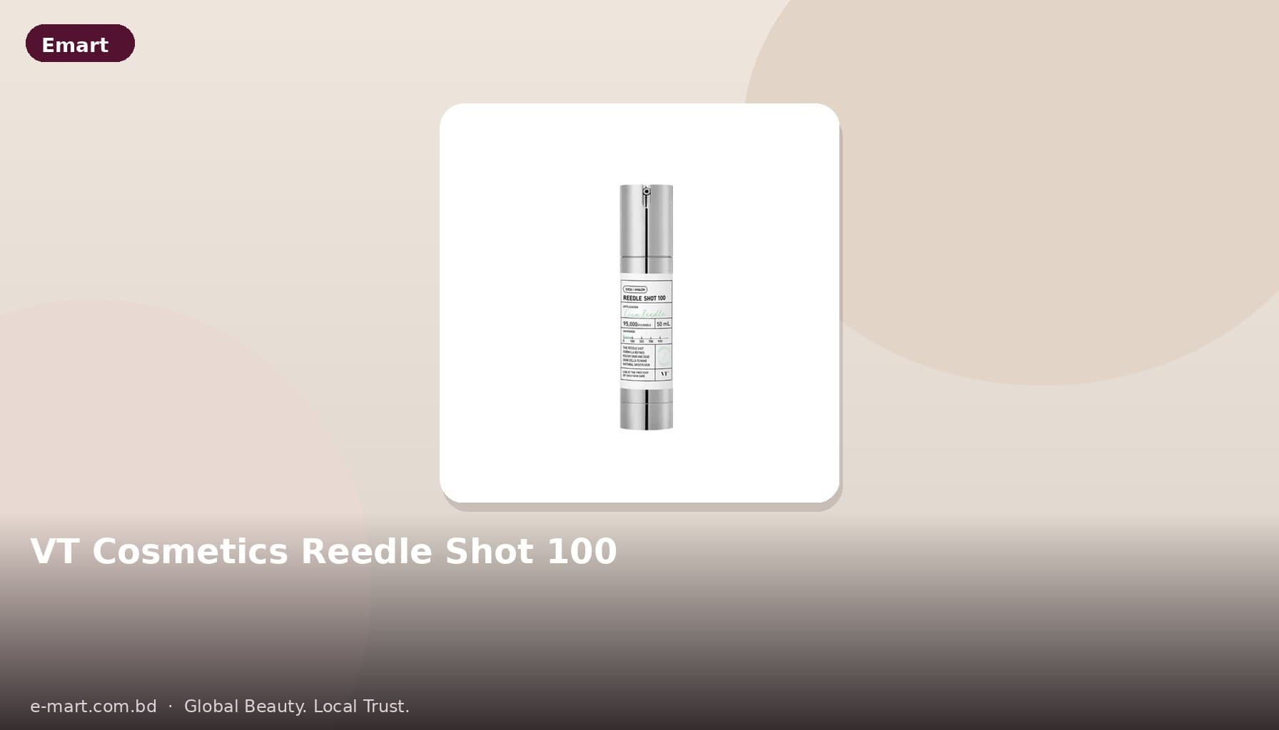 🌿 VT Cosmetics Reedle Shot 100 – স্কিনকেয়ারের নতুন গেম চেঞ্জার! 🌿