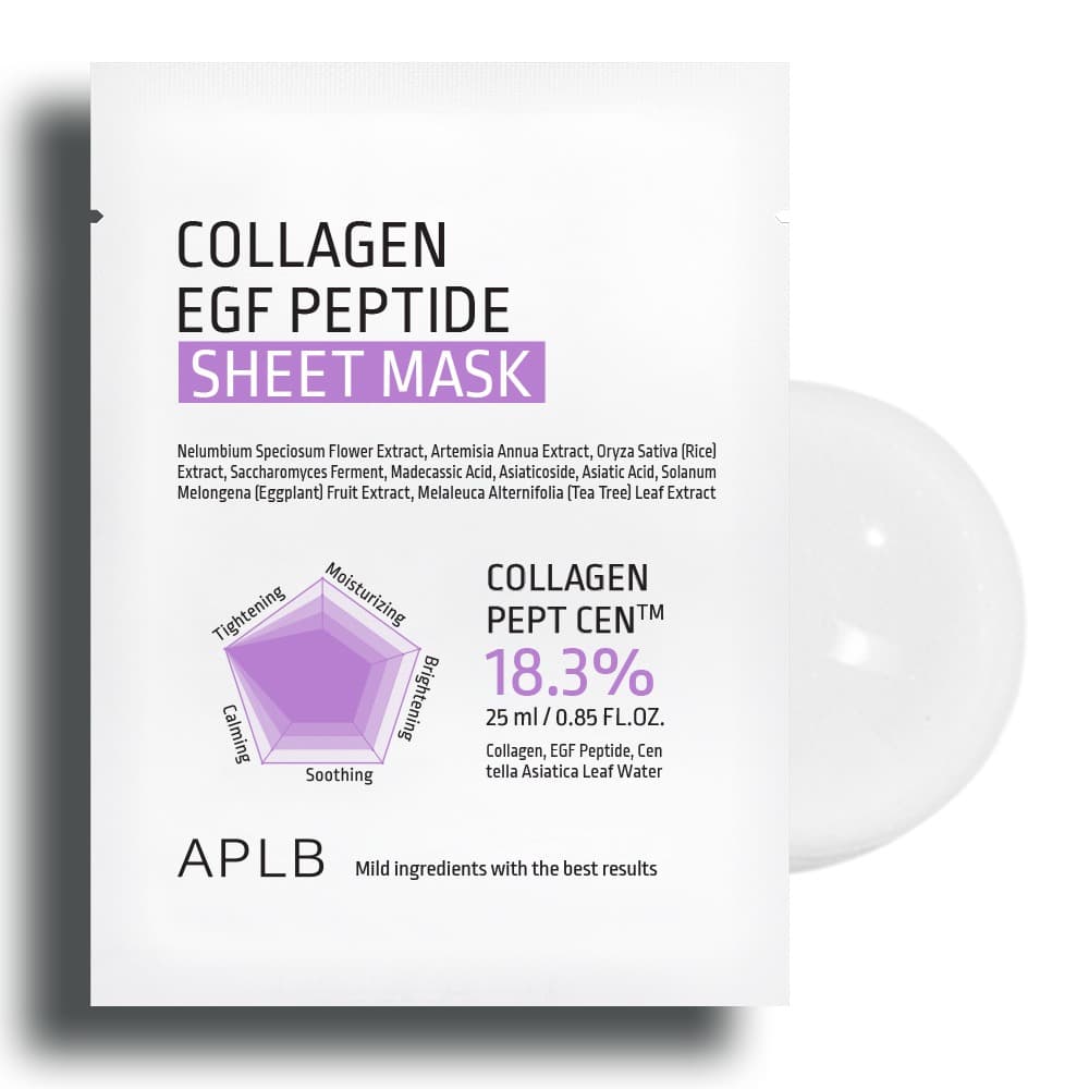 APLB Collagen EGF Peptide Sheet Mask 25ml - Emart Skincare Bangladesh