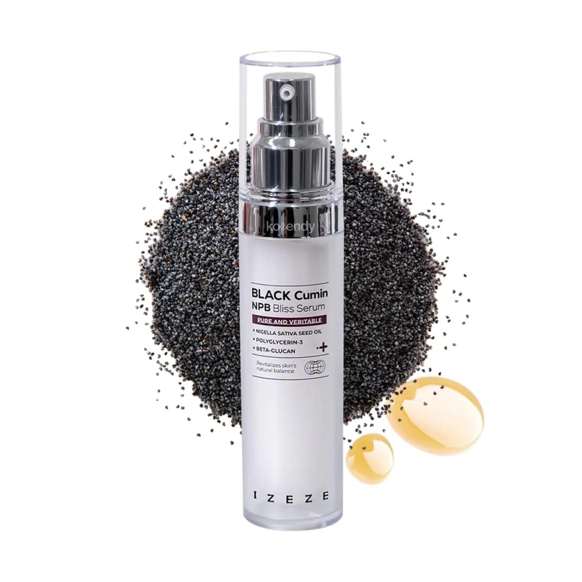 IZEZE Black Cumin NPB Bliss Serum 30ml - Emart Skincare Bangladesh