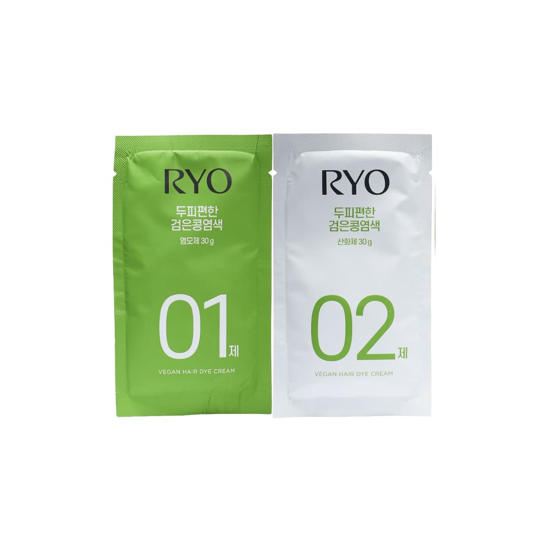 RYO Vegan Hair Dye Cream - SOFT BLACK 3.0 - Emart Skincare Bangladesh