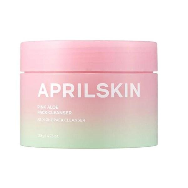 April Skin Pink Aloe Pack Cleanser 120g - Emart Skincare Bangladesh