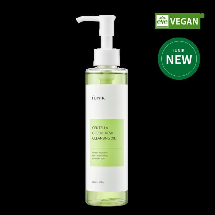 iUNIK Centella Green Fresh Cleansing Oil 200ml - Emart Skincare Bangladesh