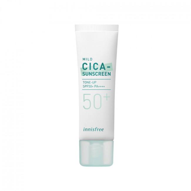 Innisfree True Mild Cica Sunscreen SPF50+ PA++++ 35ml (Physical sunscreen)