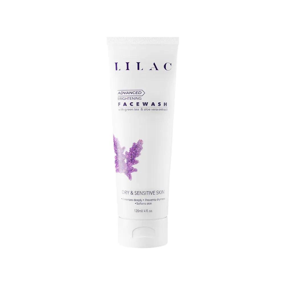Lilac Advanced Brightening Face Wash Dry And Sensitive Skin 120ml - Emart Skincare Bangladesh