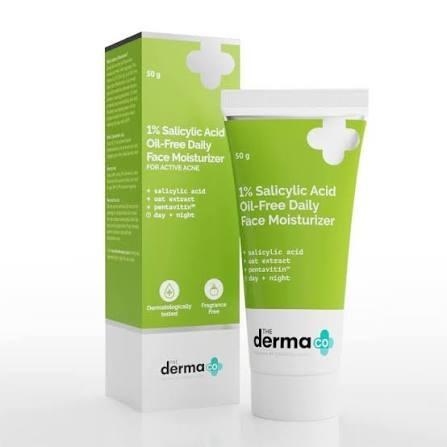 The Derma CO 1% Salicylic Acid Oil Free Daily Face Moisturizer 50g - Emart Skincare Bangladesh