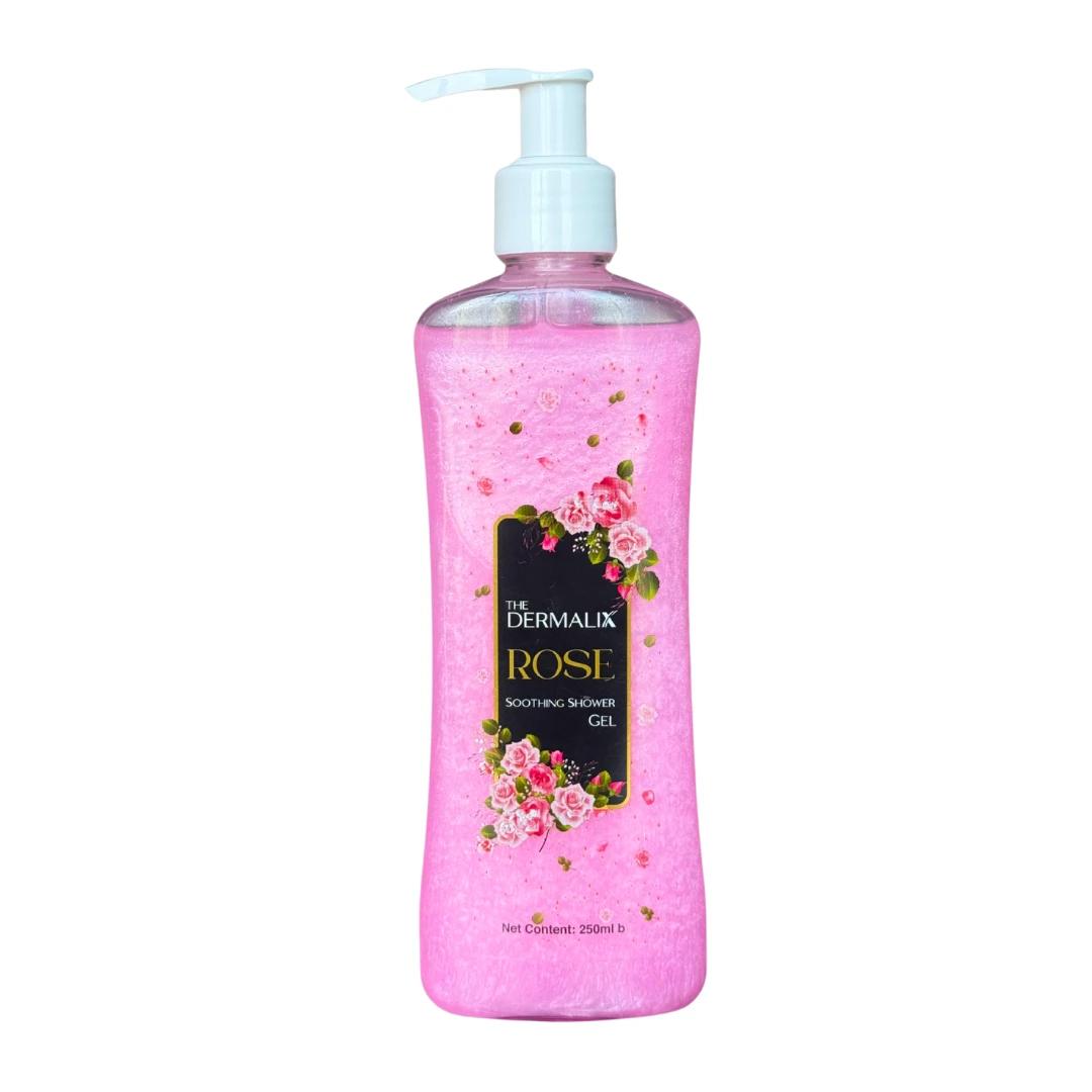 The Dermalix Rose Soothing Shower Gel 250ml - Emart Skincare Bangladesh