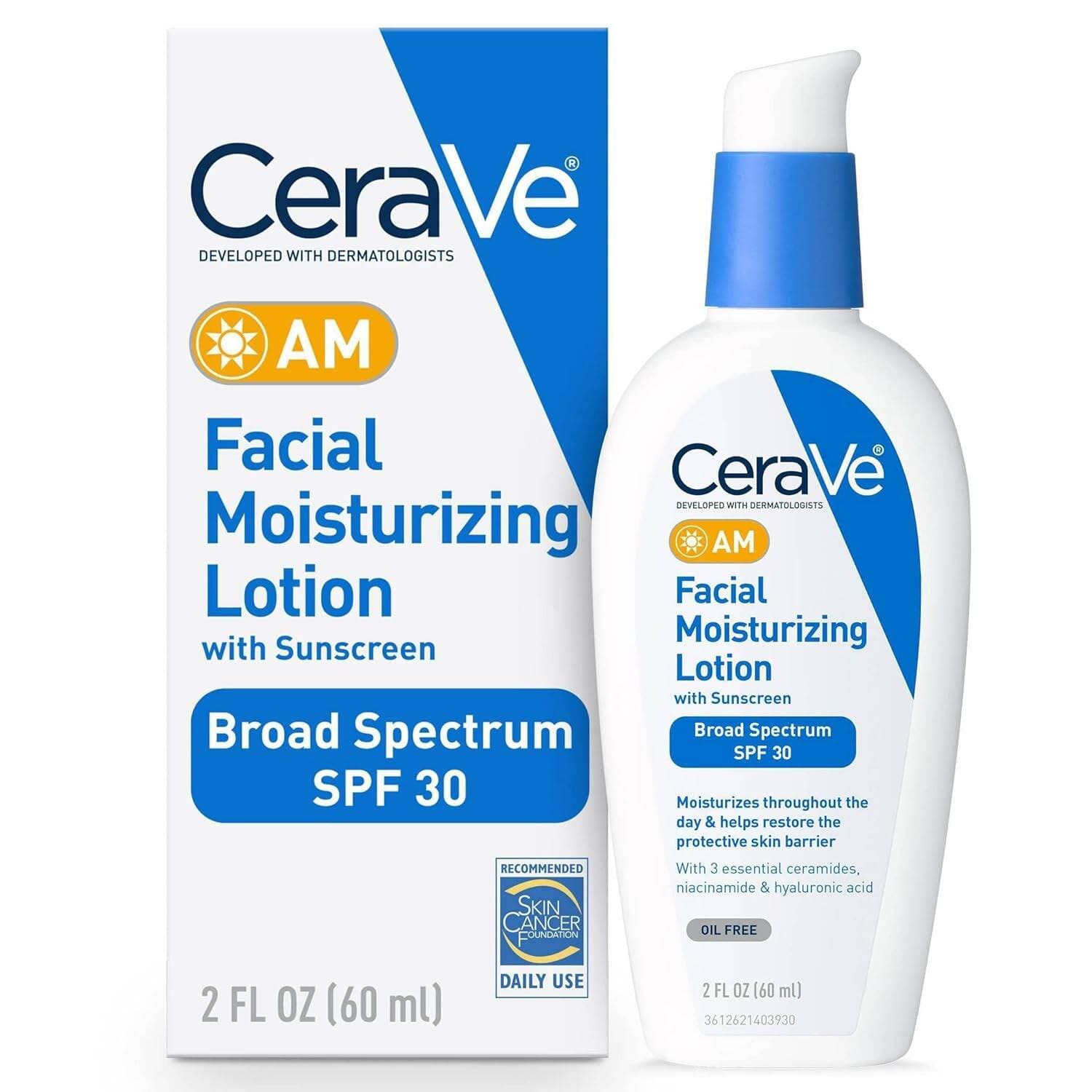 CeraVe AM Facial Moisturising Lotion 60ml - Emart Skincare Bangladesh