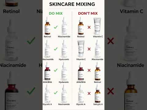 Mix smart, glow better ✨Know what works together—and what doesn’t—for healthy, radiant skin.