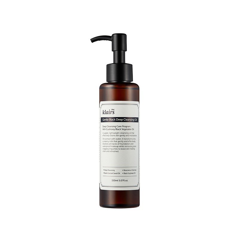 Dear Klairs Gentle Black Deep Cleansing Oil 150ml - Emart Skincare Bangladesh