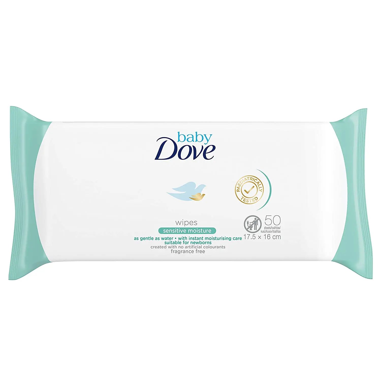 Dove Baby Wipes Sensitive Moisture 50 pcs - Emart Skincare Bangladesh