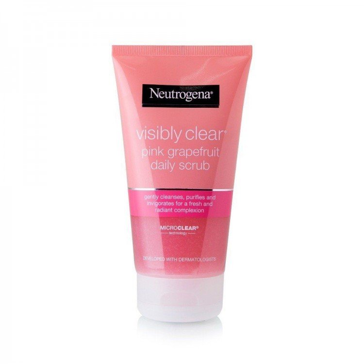 Neutrogena VISIBLY CLEAR Pink Grapefruit Daily Scrub - Emart Skincare Bangladesh