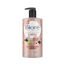 Biore Rose & Charcoal Daily Purifying Cleanser 200ml - Emart Skincare Bangladesh