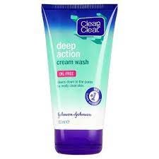 Clean & Clear Deep Action Cream Wash 150ml - Emart Skincare Bangladesh