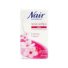 Nair Hair Remover Body 20 Wax Strips - Emart Skincare Bangladesh