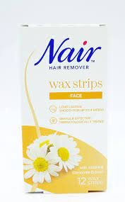 Nair Facial Wax Strips, Pack of 12 - Emart Skincare Bangladesh