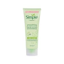 Simple Kind to Skin Smoothing Facial Scrub 75ml - Emart Skincare Bangladesh