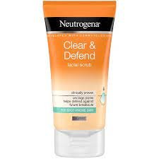 Neutrogena Clear & Defend Facial Scrub 150ml - Emart Skincare Bangladesh
