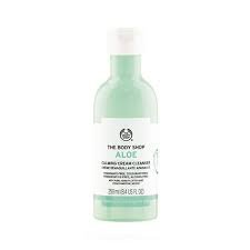 The Body Shop Aloe Calming Cream Facial Cleanser 250ml - Emart Skincare Bangladesh