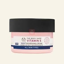 The Body Shop Vitamin E Nourishing Night Cream 72H 50ml - Emart Skincare Bangladesh