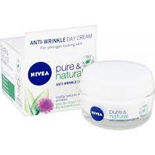 Nivea Pure & Natural Anti-Wrinkle Day Cream 50ml - Emart Skincare Bangladesh