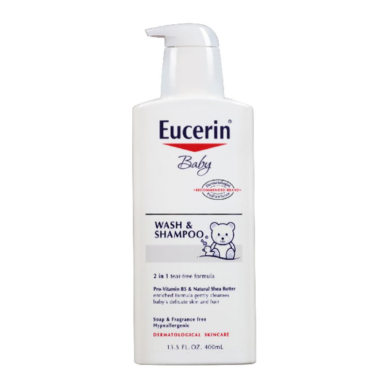 Eucerin Baby Wash & Shampoo 400ml MX - Emart Skincare Bangladesh