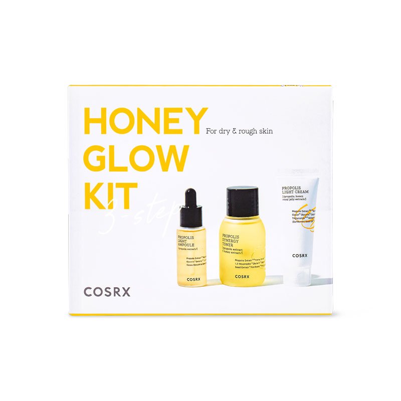 Cosrx Honey Glow Kit Propolis Trial Kit 3 Step - Emart Skincare Bangladesh