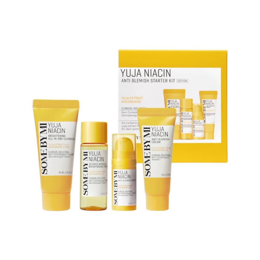 Some By Mi Yuja Niacin 30 Days Brightening Starter Kit 4pcs - Emart Skincare Bangladesh