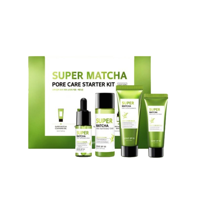 Some By Mi Super Matcha Pore Care Starter Kit 4pcs - Emart Skincare Bangladesh