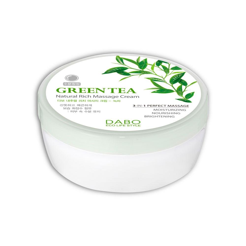 DABO Natural Rich Massage Cream Green Tea 200ml - Emart Skincare Bangladesh
