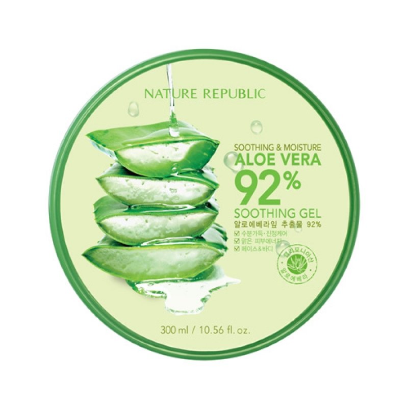 Nature Republic Soothing & Moisture Aloe Vera 92% Soothing Gel 300 ml - Emart Skincare Bangladesh