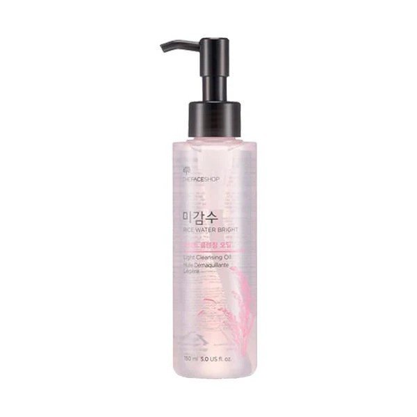 THE FACE SHOP Rice Water Bright Light Cleansing Oil 150ml - Emart Skincare Bangladesh