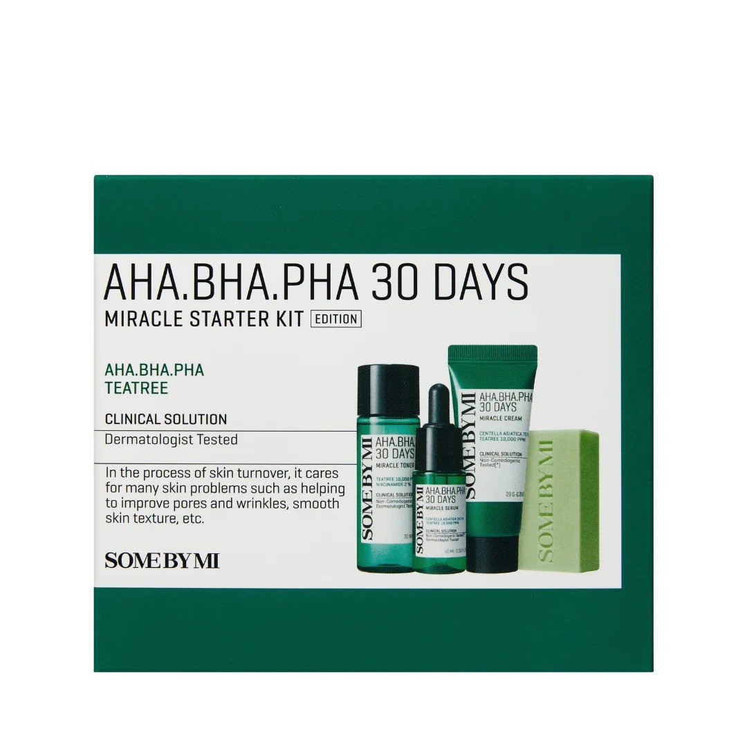 Some By Mi AHA BHA PHA 30 Days Starter Kit 4PCS - Emart Skincare Bangladesh