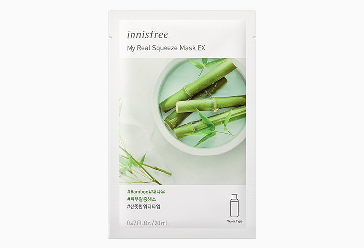 Innisfree My Real Squeeze Mask - Bamboo 20ml - Emart Skincare Bangladesh