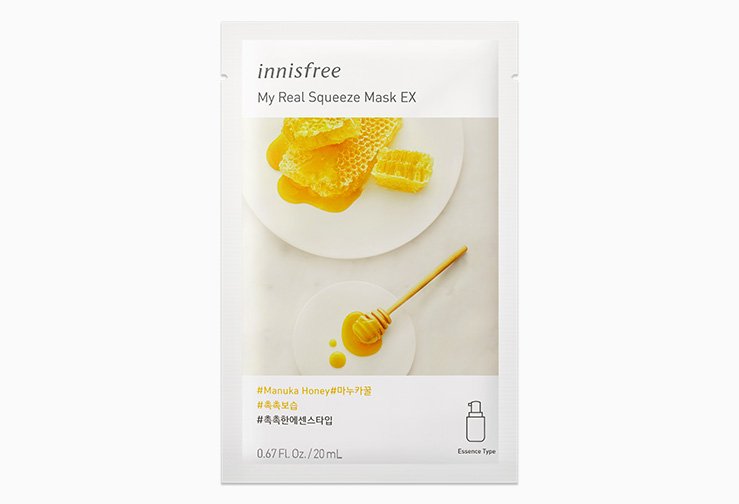 Innisfree My Real Squeeze Mask - Manuka Honey 20ml - Emart Skincare Bangladesh