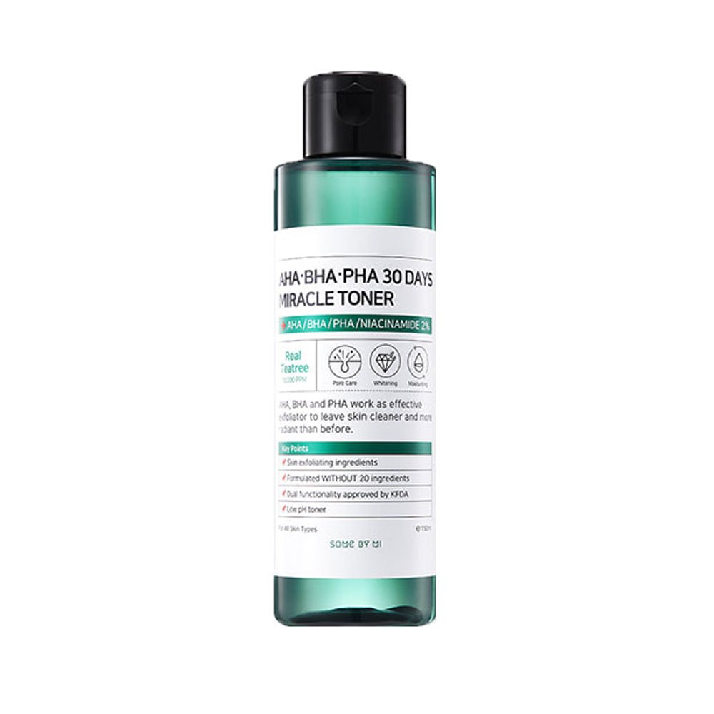 Some by mi AHA-BHA-PHA 30DAYS Miracle Toner 150ml - Emart Skincare Bangladesh