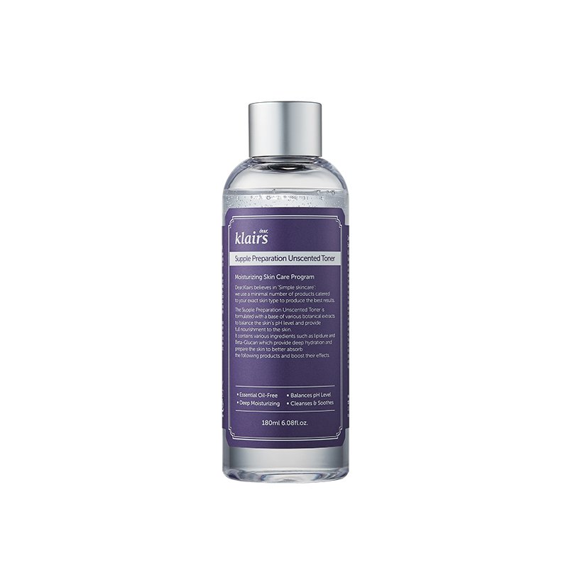 Dear Klairs Supple Preparation Unscented Toner 180ml - Emart Skincare Bangladesh