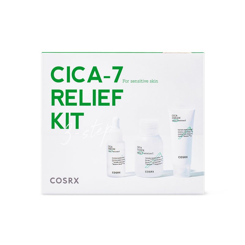 Cosrx Cica-7 Relief Kit- 3 Step - Emart Skincare Bangladesh