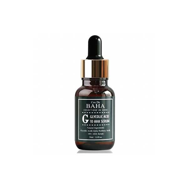 Cos De BAHA Glycolic Acid 10% AHA Serum (G) 30ml - Emart Skincare Bangladesh