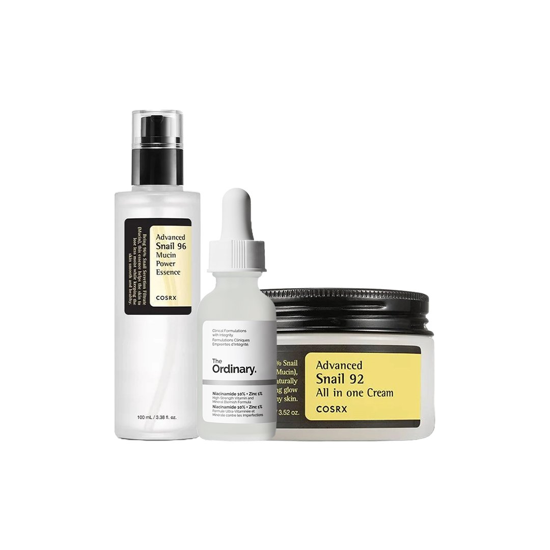 3-Step Glass Skin Glow Combo - Emart Skincare Bangladesh
