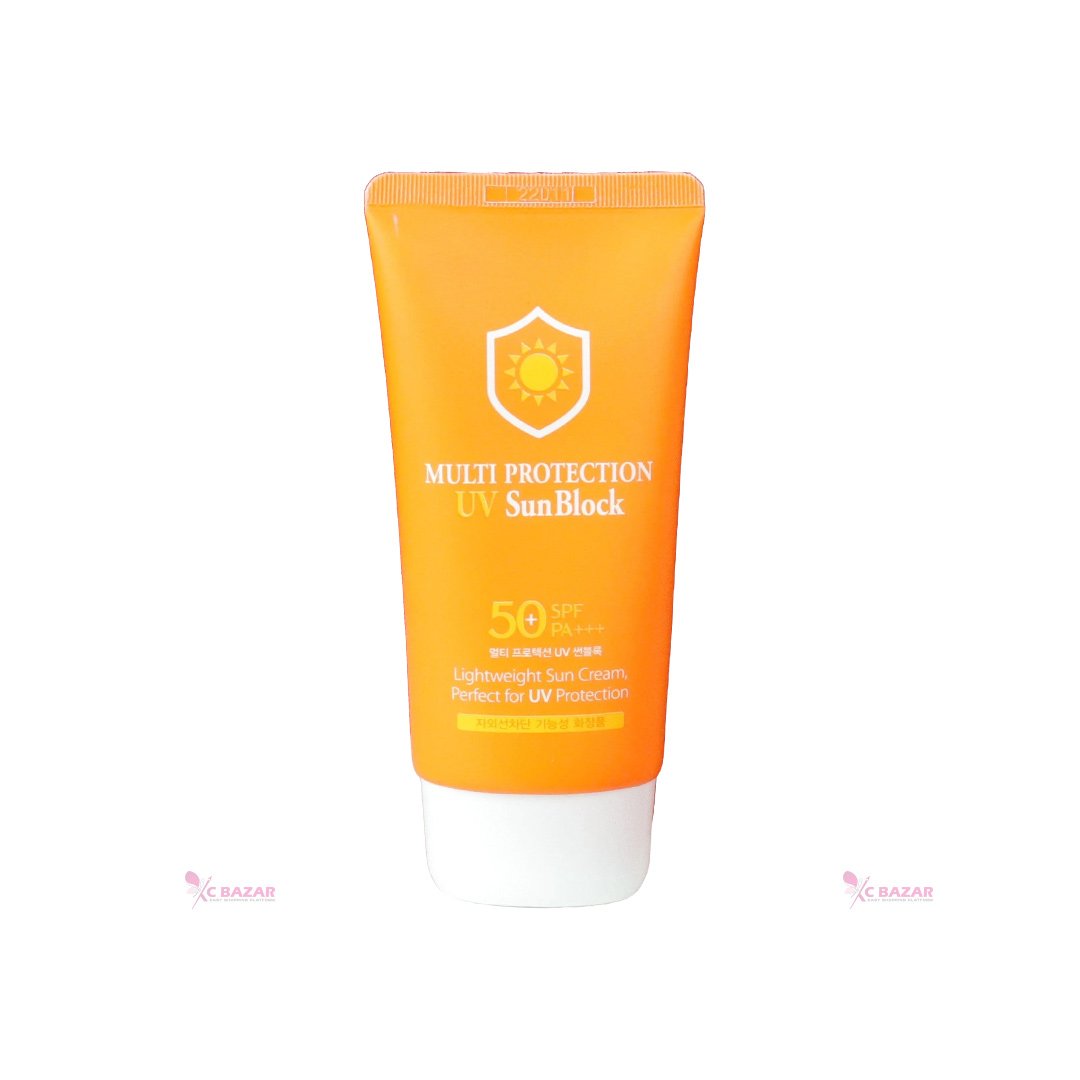3W Clinic Multi Protection UV Sun Block 70 ml - Emart Skincare Bangladesh