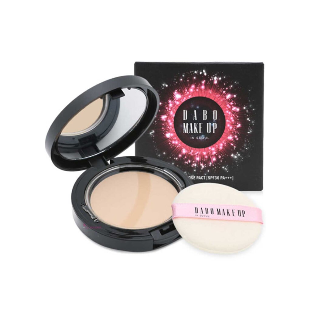 Dabo Make Up No Sebum Rose Pact SPF36 PA+++ 13 Light - Emart Skincare Bangladesh
