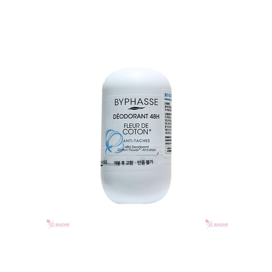 Byphasse Deodorant 48h Fleur De Coton 50 ml - Emart Skincare Bangladesh